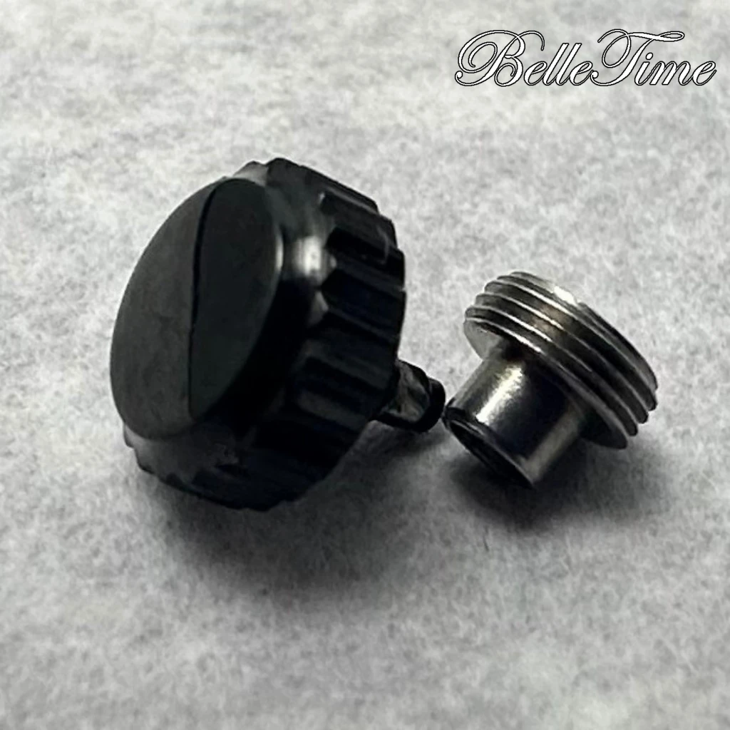High Quality Watch Parts Silver/ Gold/ Black/ Rose Gold Logo S Watch Crown And Without S Crown For NH34 NH35 NH36 Movement