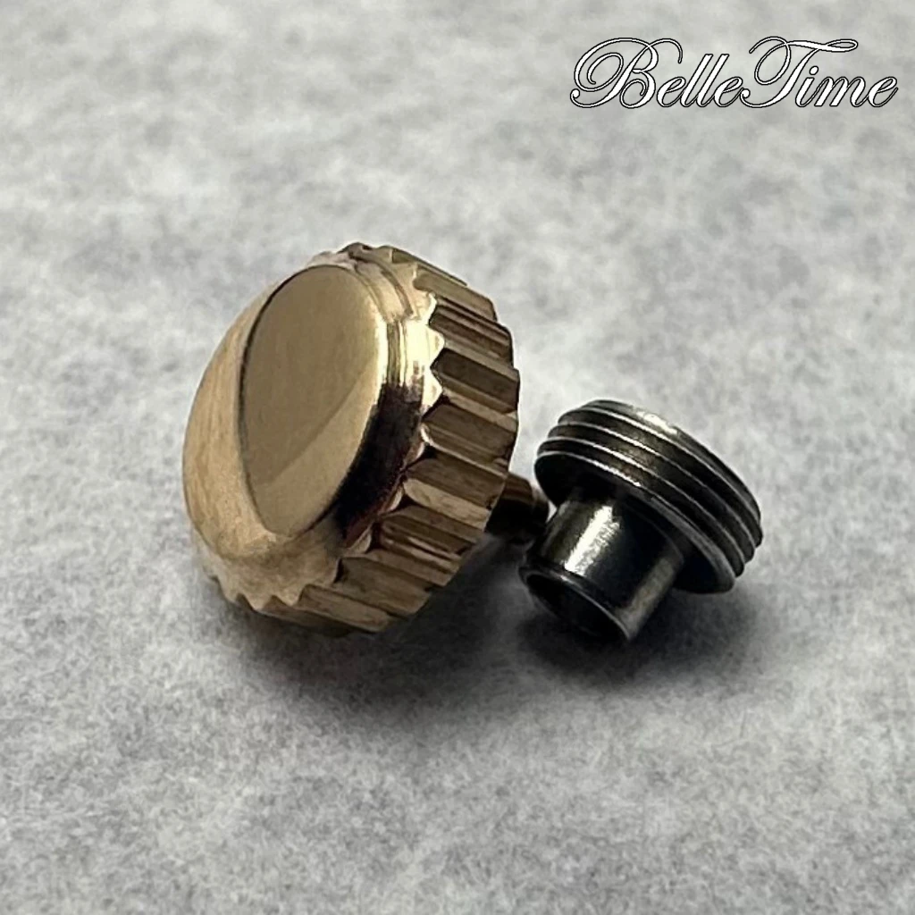 High Quality Watch Parts Silver/ Gold/ Black/ Rose Gold Logo S Watch Crown And Without S Crown For NH34 NH35 NH36 Movement