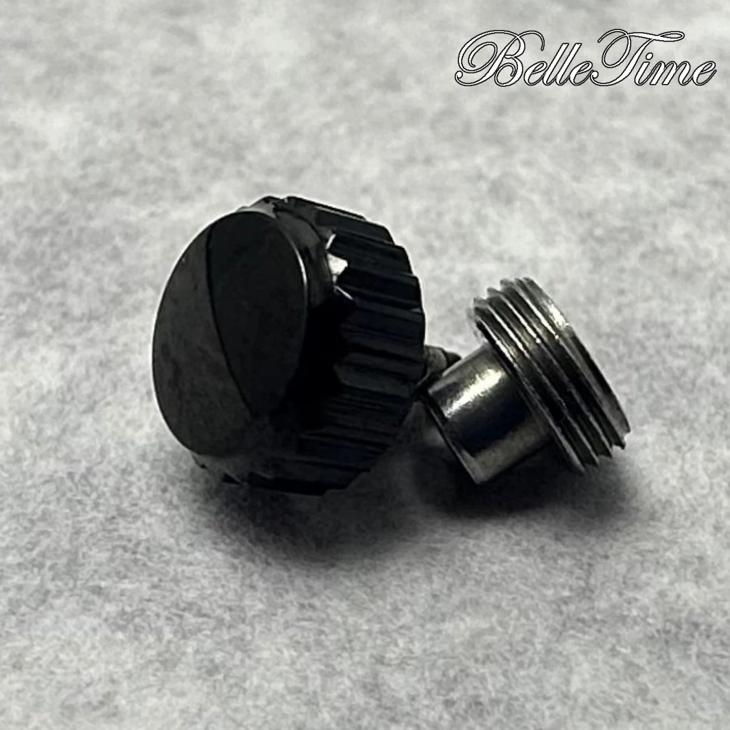 High Quality Watch Parts Silver/ Gold/ Black/ Rose Gold Logo S Watch Crown And Without S Crown For NH34 NH35 NH36 Movement