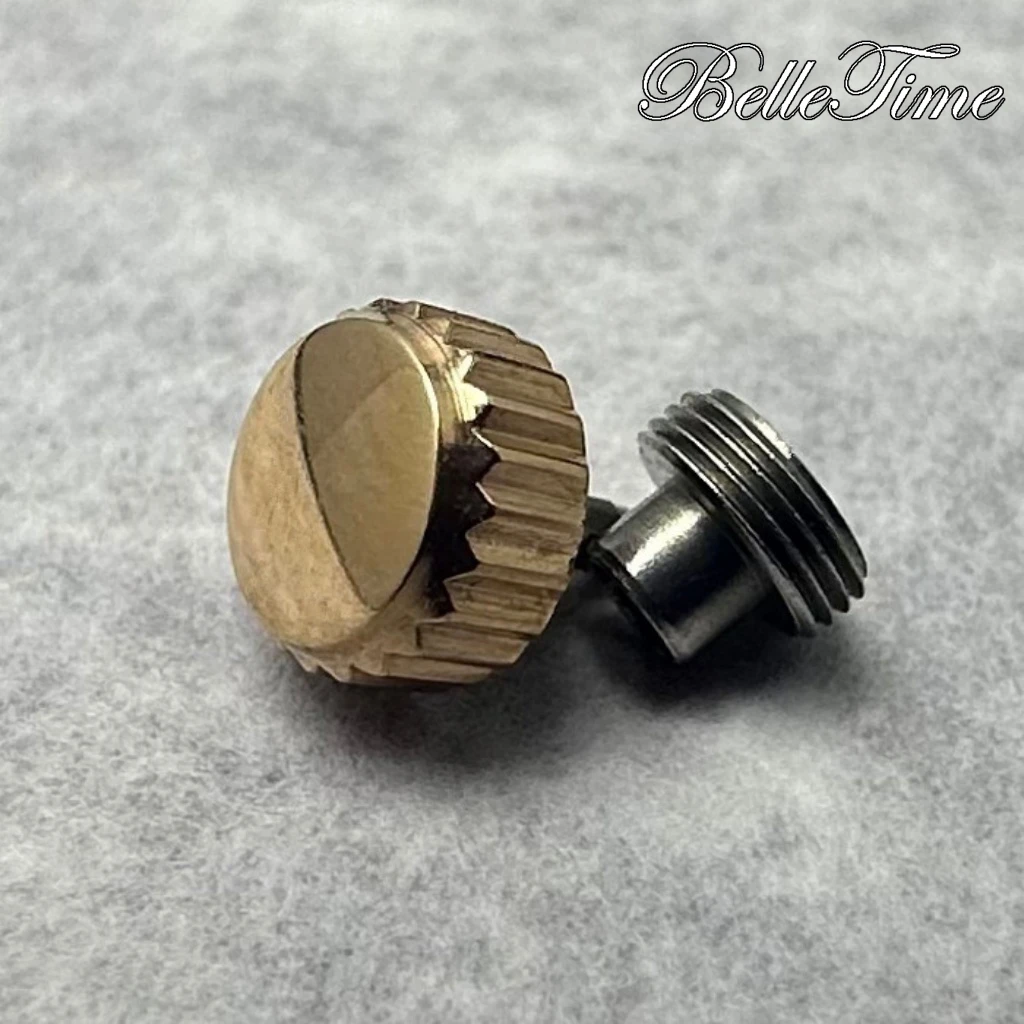 High Quality Watch Parts Silver/ Gold/ Black/ Rose Gold Logo S Watch Crown And Without S Crown For NH34 NH35 NH36 Movement