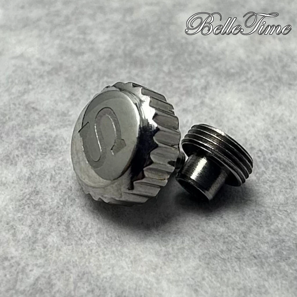 High Quality Watch Parts Silver/ Gold/ Black/ Rose Gold Logo S Watch Crown And Without S Crown For NH34 NH35 NH36 Movement
