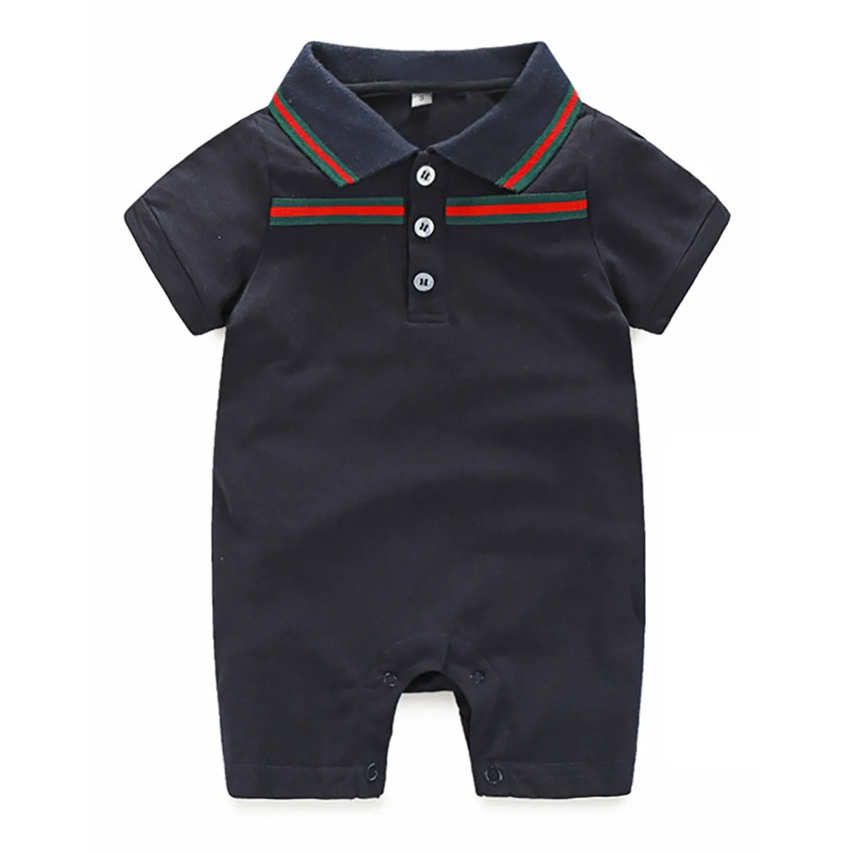 IURNXB Baby Romper Short Sleeve Boys Infant Gentleman Tuxedo Jumpsuit Newborn Outfit Playsuit 100% Cotton Kids Clothes 0-24M
