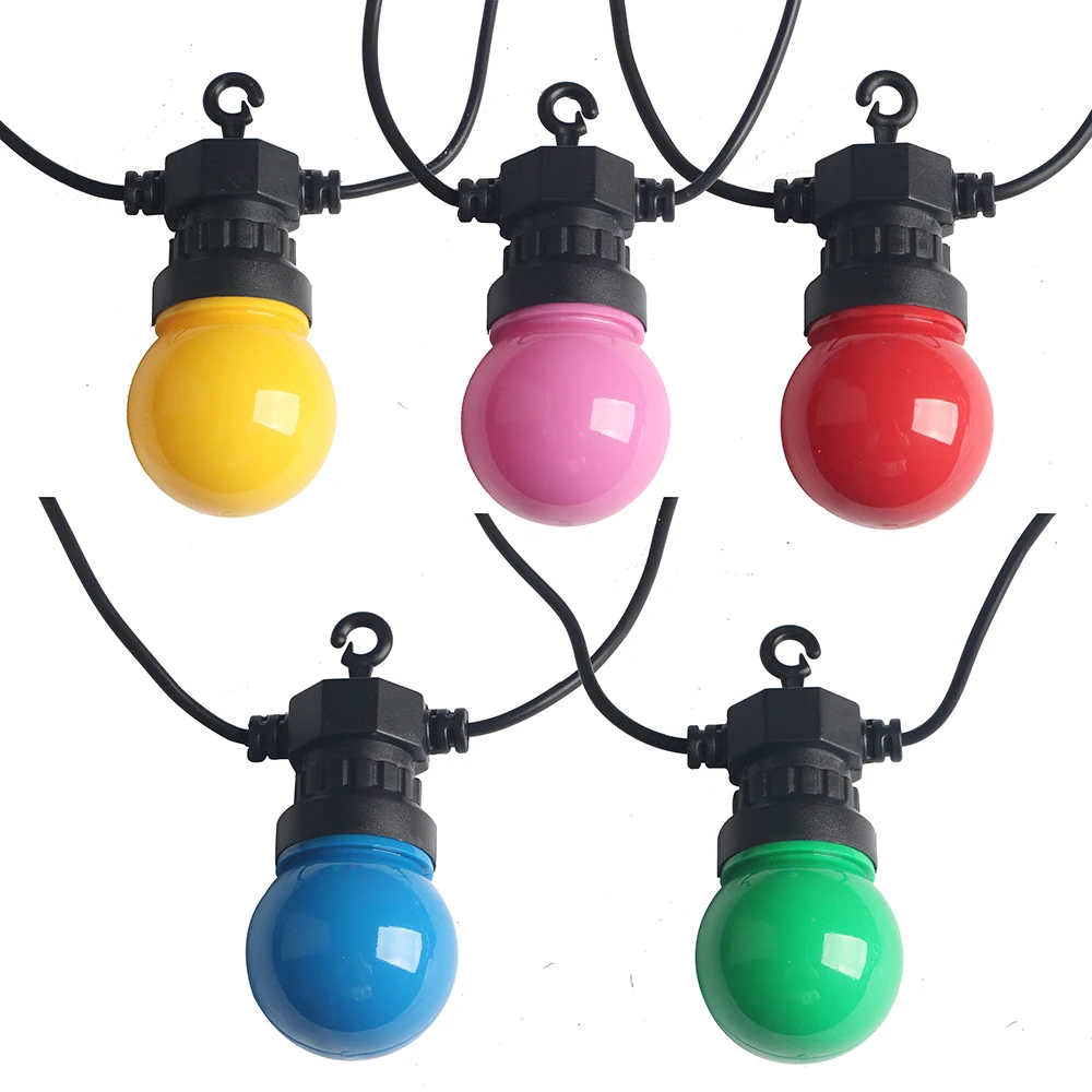8M/13M/24M LED Globe Ball String Light Street Christmas Fairy Led Festoon Outdoor For Garden Backyard Party Patio Decor