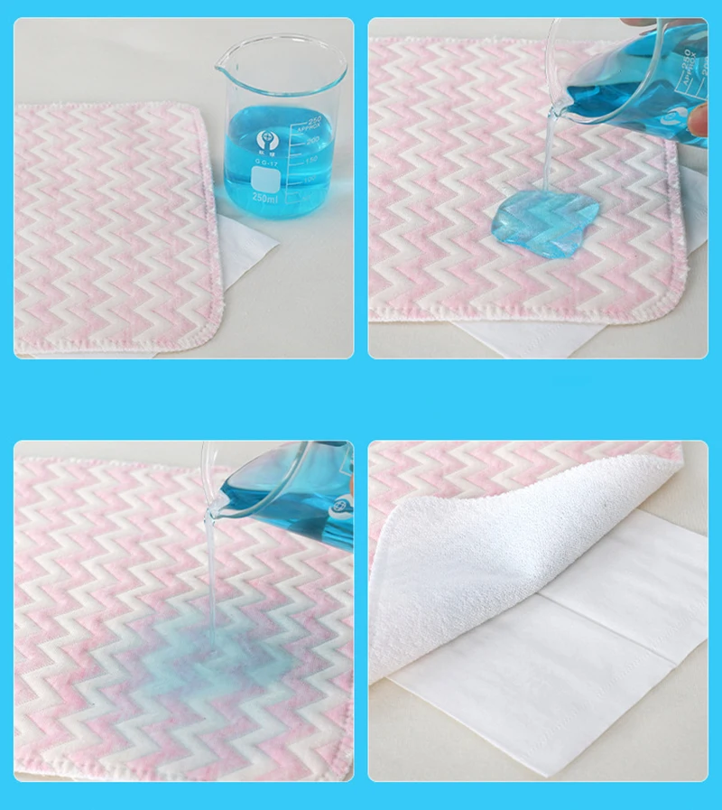Reusable Diaper Change Mat for Baby Infant Waterproof Crib Changing Pads Urine Sheet Cotton Diaper Cover Bed Changing Mattress