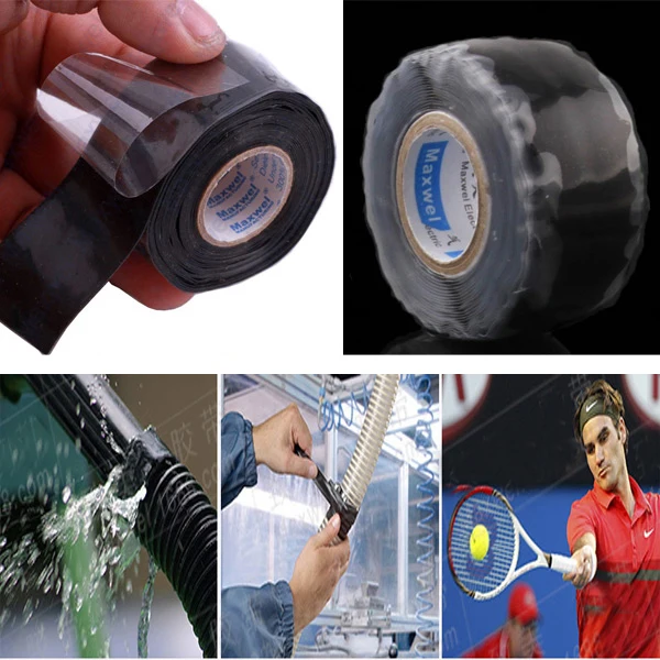 1Pcs Waterproof Silicone Performance Repair Tape Bonding Rescue Self Fusing Hose High Temperature Resistant Insulating Tape