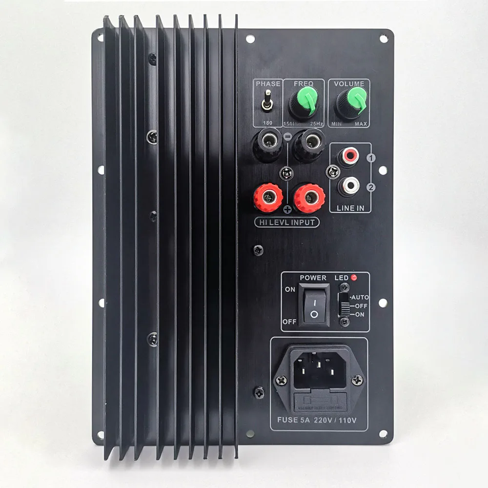 110-220V 200W 100W Heavy Subwoofer Digital Power Amplifier Board 5.1 And 7.1 Active Power Amplifier Board Pure Bass1CH 4ohm 8ohm