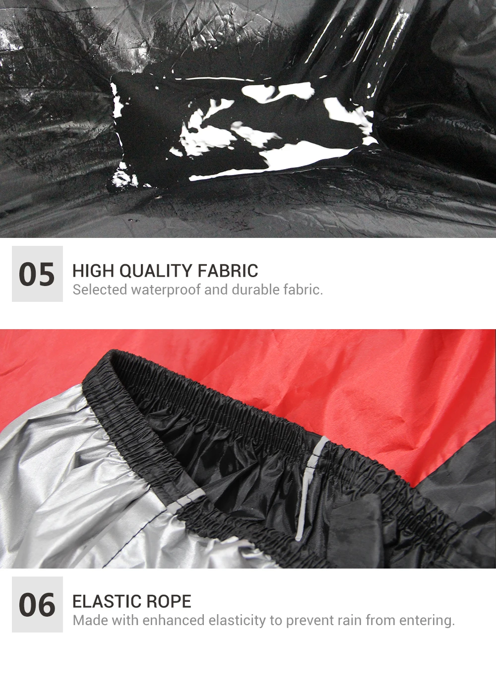 New Motorcycle Cover Funda Moto Rain Cover Waterproof Dustproof UV Protective Cover Coat Indoor Outdoor Motorbike Scooter Cover