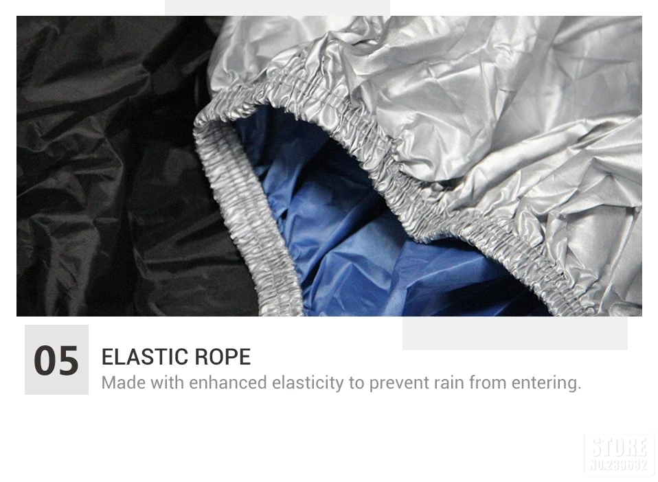 New Motorcycle Cover Funda Moto Rain Cover Waterproof Dustproof UV Protective Cover Coat Indoor Outdoor Motorbike Scooter Cover