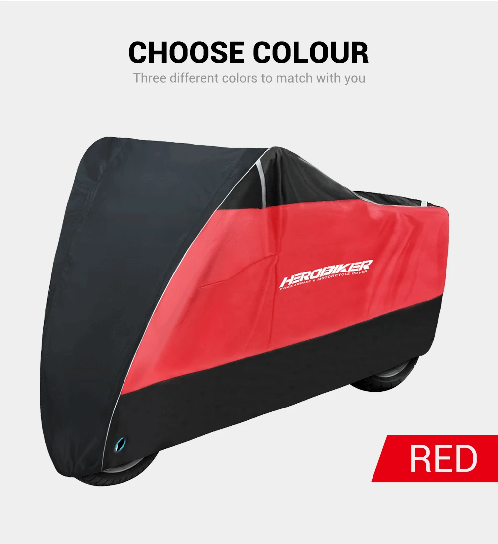New Motorcycle Cover Funda Moto Rain Cover Waterproof Dustproof UV Protective Cover Coat Indoor Outdoor Motorbike Scooter Cover