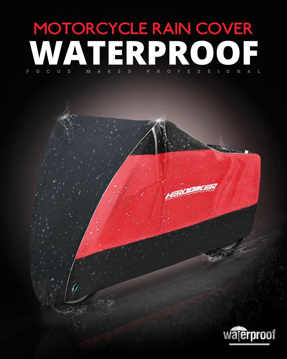 New Motorcycle Cover Funda Moto Rain Cover Waterproof Dustproof UV Protective Cover Coat Indoor Outdoor Motorbike Scooter Cover