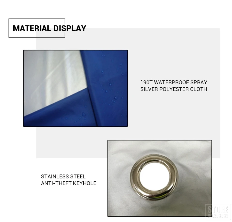 New Motorcycle Cover Funda Moto Rain Cover Waterproof Dustproof UV Protective Cover Coat Indoor Outdoor Motorbike Scooter Cover
