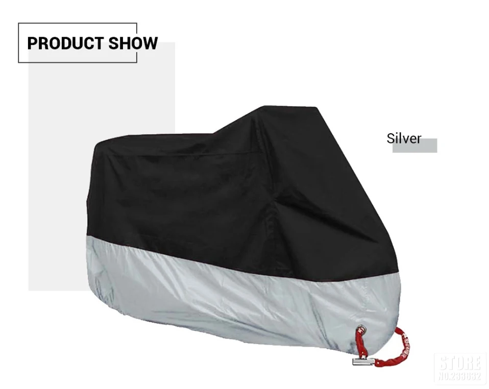 New Motorcycle Cover Funda Moto Rain Cover Waterproof Dustproof UV Protective Cover Coat Indoor Outdoor Motorbike Scooter Cover