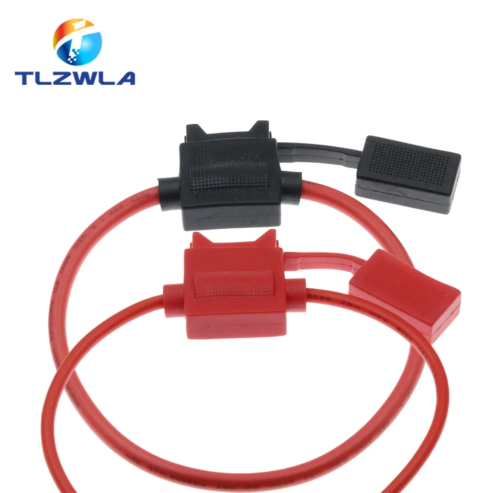 ATC Medium Blade Waterproof Fuse Holder For Automobile 32V 18/16/14/12/10AWG Standard Fuse Insert 1A 2A 3A 4A 5A 7.5A 10A 15A-50