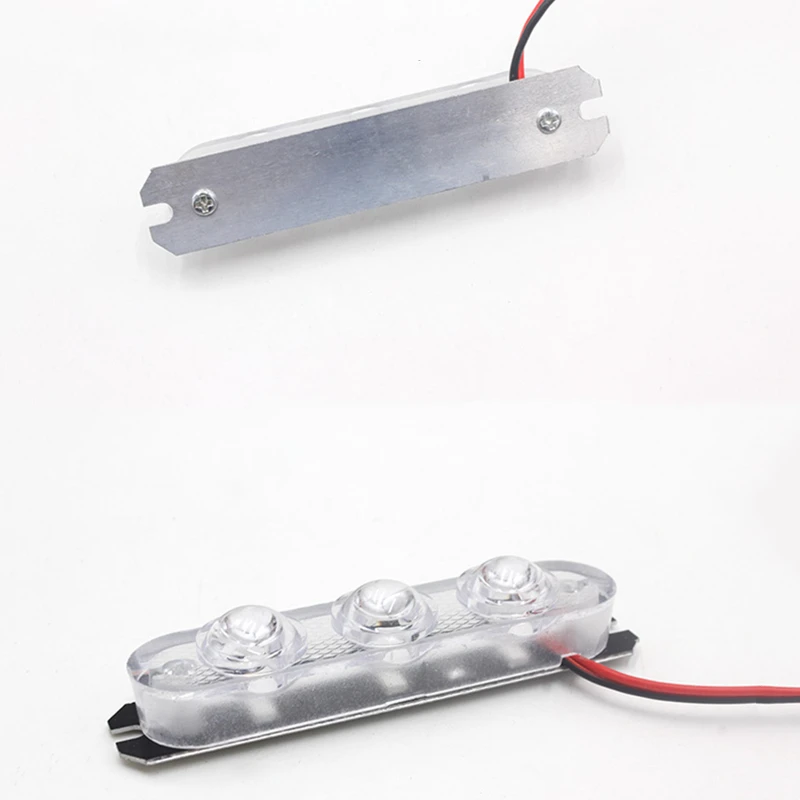 2Pcs LED Lights Car Strobe Signal Lights Strobe Safety Signal Lamp Assembly 12V Car Motorcycles Flasher Auto Accessories
