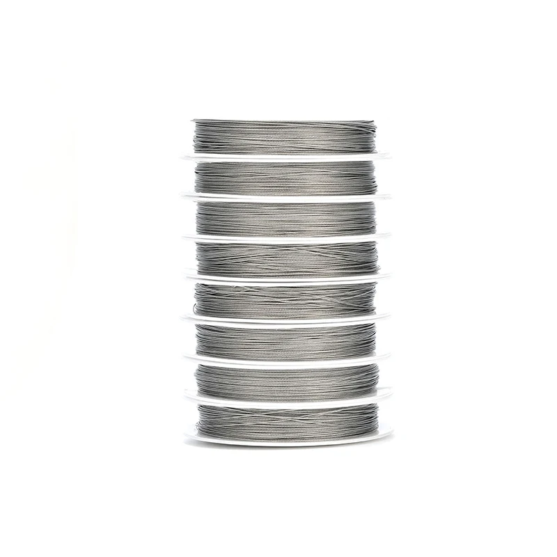 0.3-1mm Stainless steel wire Beading Rope Cord Fishing Thread String For DIY Necklace Bracelets Jewelry Making Findings