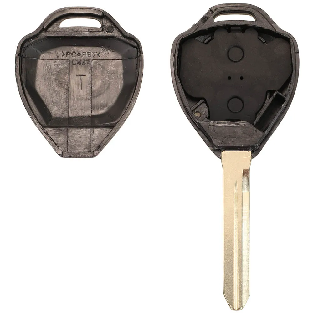 jingyuqin TOY43/TOY47 2/3/4Buttons Remote Key Shell For Toyota Camry Avalon Corolla Matrix RAV4 Venza Yaris Replacement Case