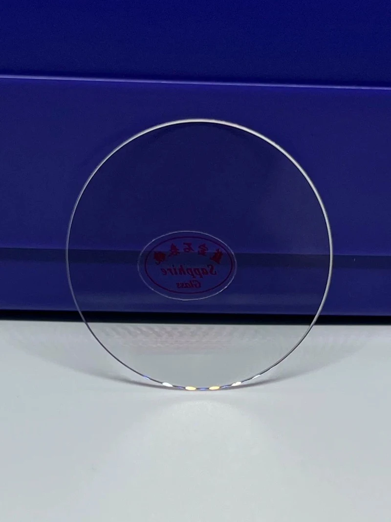 Watch Glass Sapphire Replacement Flat 1.0mm-1.2mm Thick in Diameters 16-40mm Transparent Crystal 1Piece