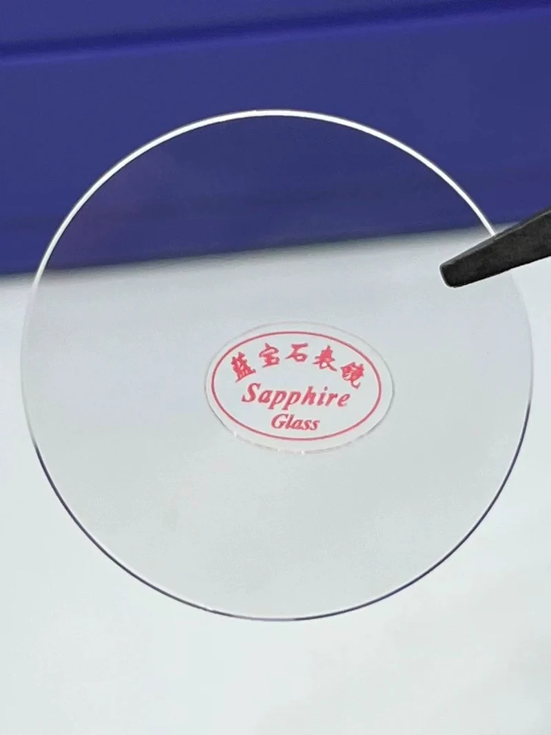 Watch Glass Sapphire Replacement Flat 1.0mm-1.2mm Thick in Diameters 16-40mm Transparent Crystal 1Piece