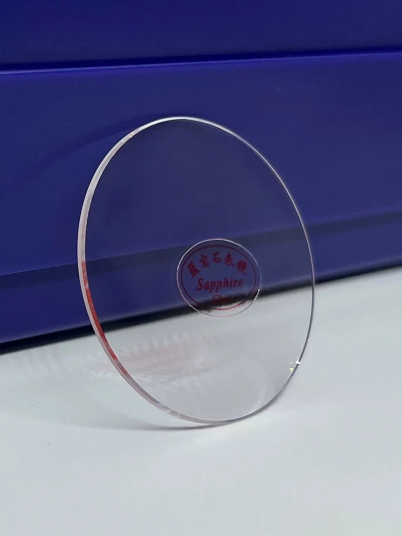 Watch Glass Sapphire Replacement Flat 1.0mm-1.2mm Thick in Diameters 16-40mm Transparent Crystal 1Piece