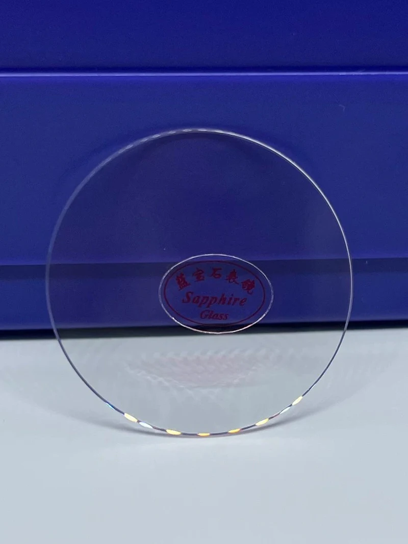 Watch Glass Sapphire Replacement Flat 1.0mm-1.2mm Thick in Diameters 16-40mm Transparent Crystal 1Piece