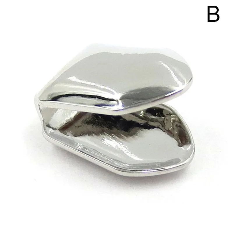 1PC Small Single Tooth Cap Hip Hop Teeth Grill Gold/Silver/Rose Gold/Black Small Metal Men 1 Pc Gold/Silver/Rose Gold/Black