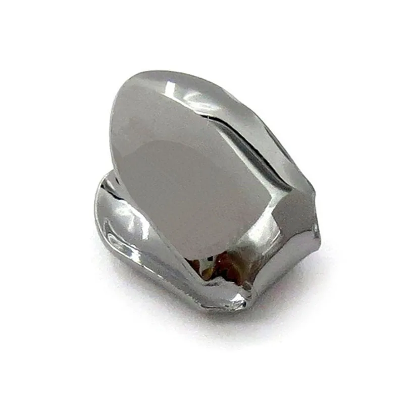 1PC Small Single Tooth Cap Hip Hop Teeth Grill Gold/Silver/Rose Gold/Black Small Metal Men 1 Pc Gold/Silver/Rose Gold/Black