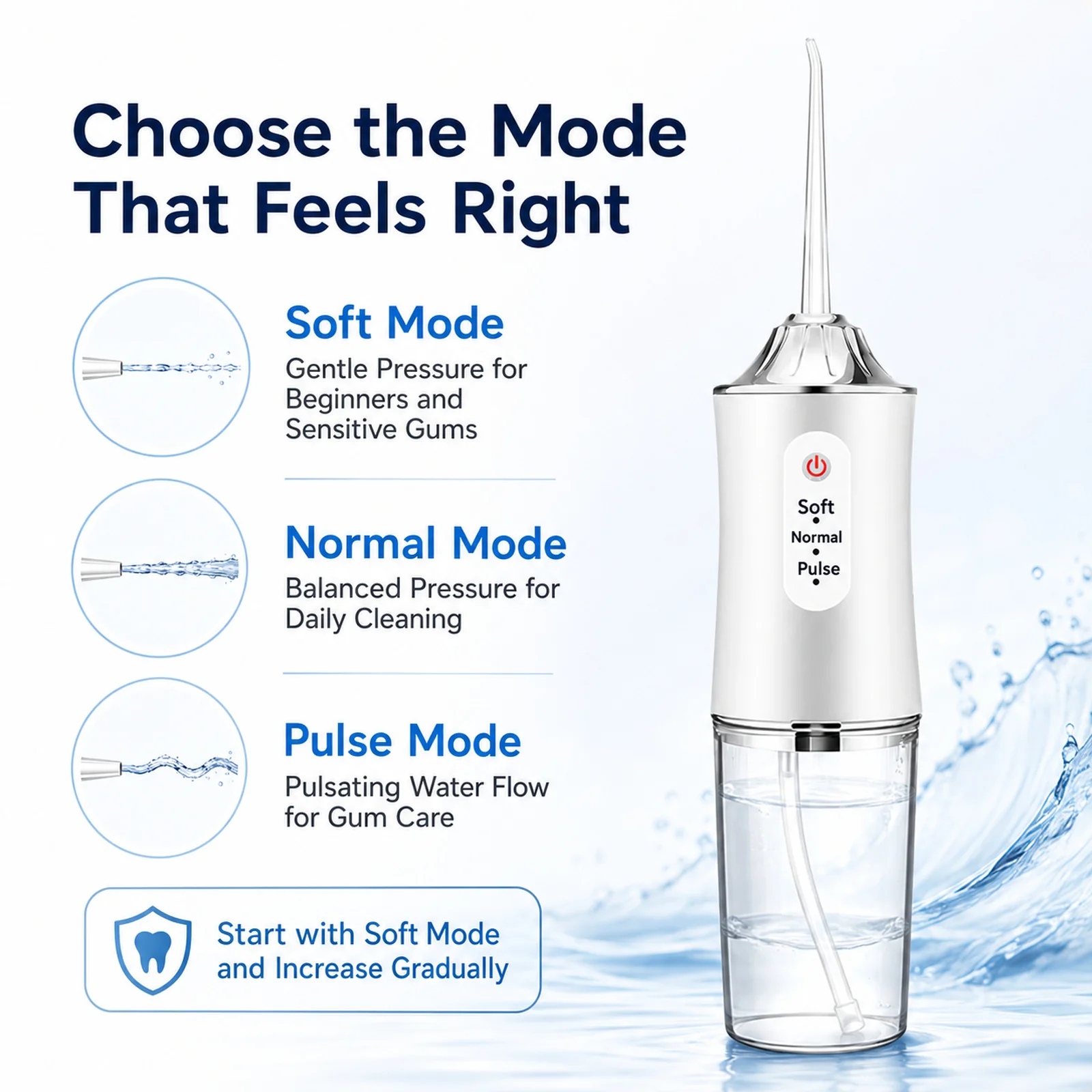 Powerful Water Oral Irrigation Irrigator Jet Ultrasound Air Ipx7 Waterproof Mouthwash Machines Dental Floss Flosser Irigator