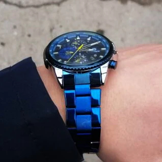 Forsining Three Dial Calendar Stainless Steel Men Mechanical Automatic Wrist Watches Top Brand Luxury Military Sport Male Clock