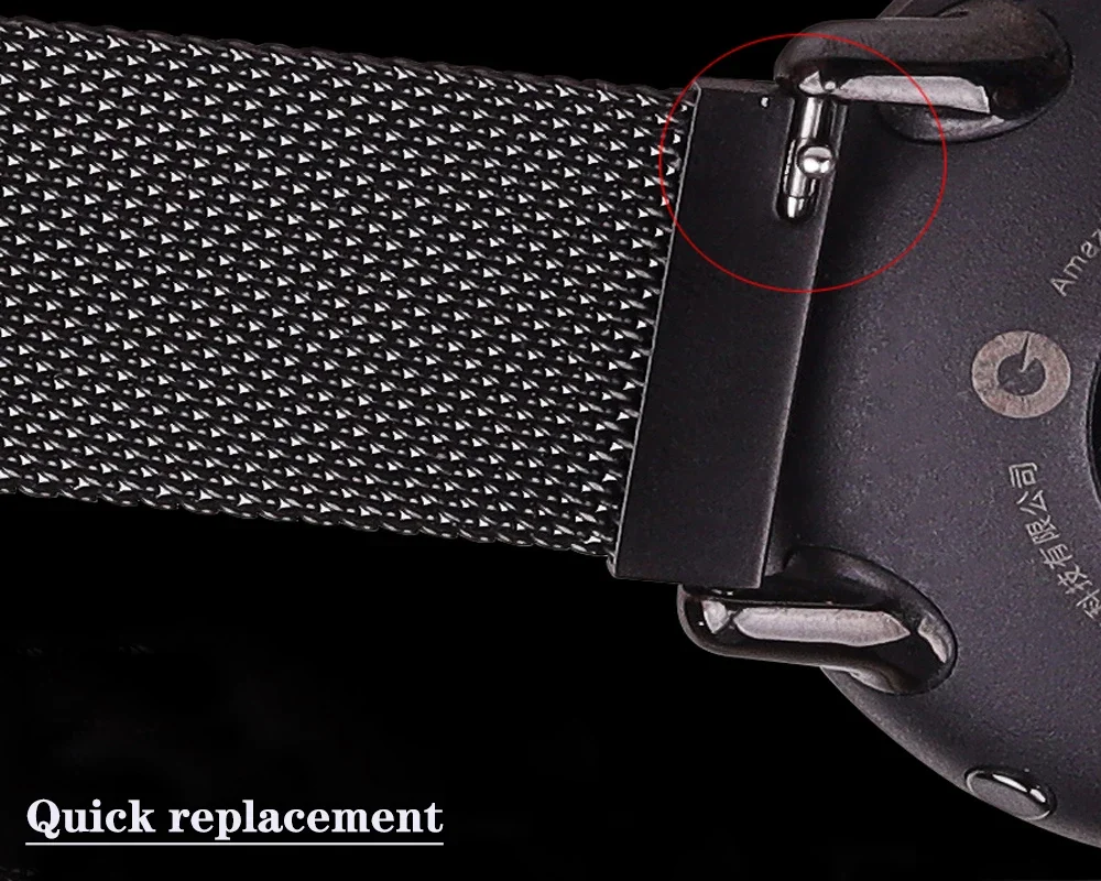 22mm 20mm Milanese loop band for Samsung Galaxy Watch 7-FE-5-pro-6-4-Classic Metal magnetic bracelet Huawei GT 5-4-3-2-2e strap