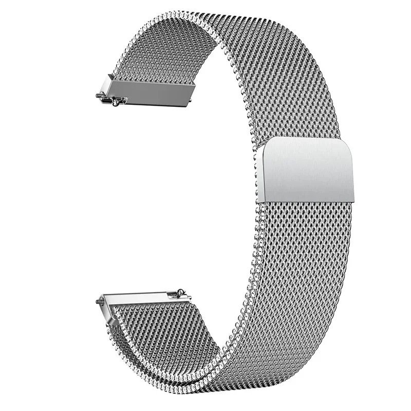 22mm 20mm Milanese loop band for Samsung Galaxy Watch 7-FE-5-pro-6-4-Classic Metal magnetic bracelet Huawei GT 5-4-3-2-2e strap