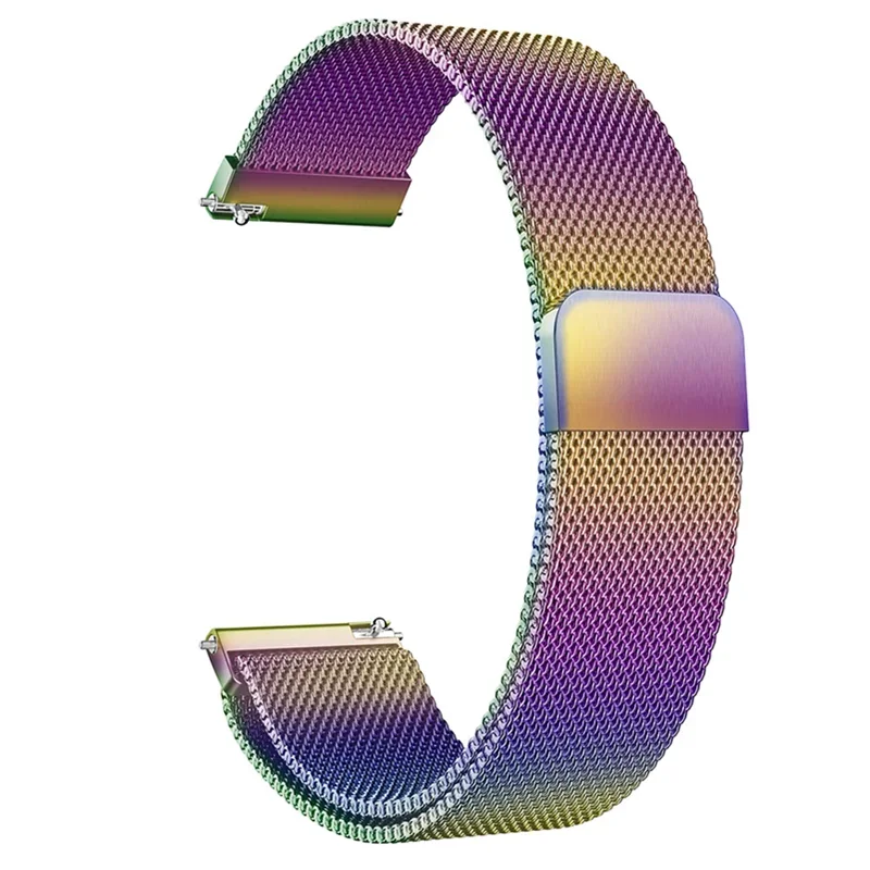22mm 20mm Milanese loop band for Samsung Galaxy Watch 7-FE-5-pro-6-4-Classic Metal magnetic bracelet Huawei GT 5-4-3-2-2e strap