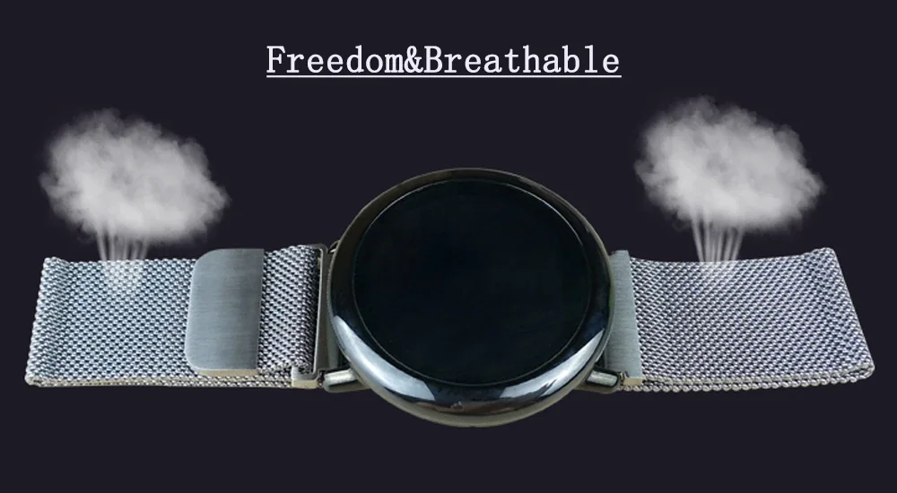 22mm 20mm Milanese loop band for Samsung Galaxy Watch 7-FE-5-pro-6-4-Classic Metal magnetic bracelet Huawei GT 5-4-3-2-2e strap