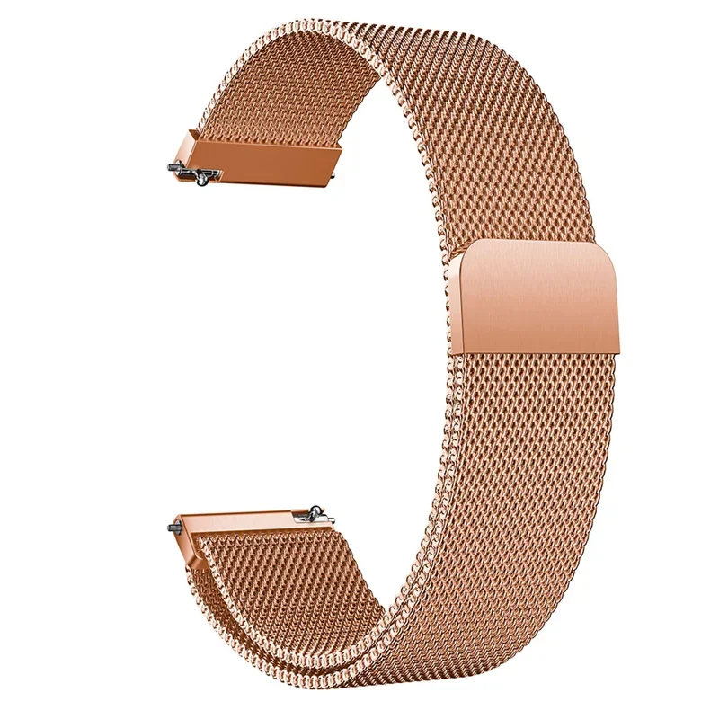 22mm 20mm Milanese loop band for Samsung Galaxy Watch 7-FE-5-pro-6-4-Classic Metal magnetic bracelet Huawei GT 5-4-3-2-2e strap