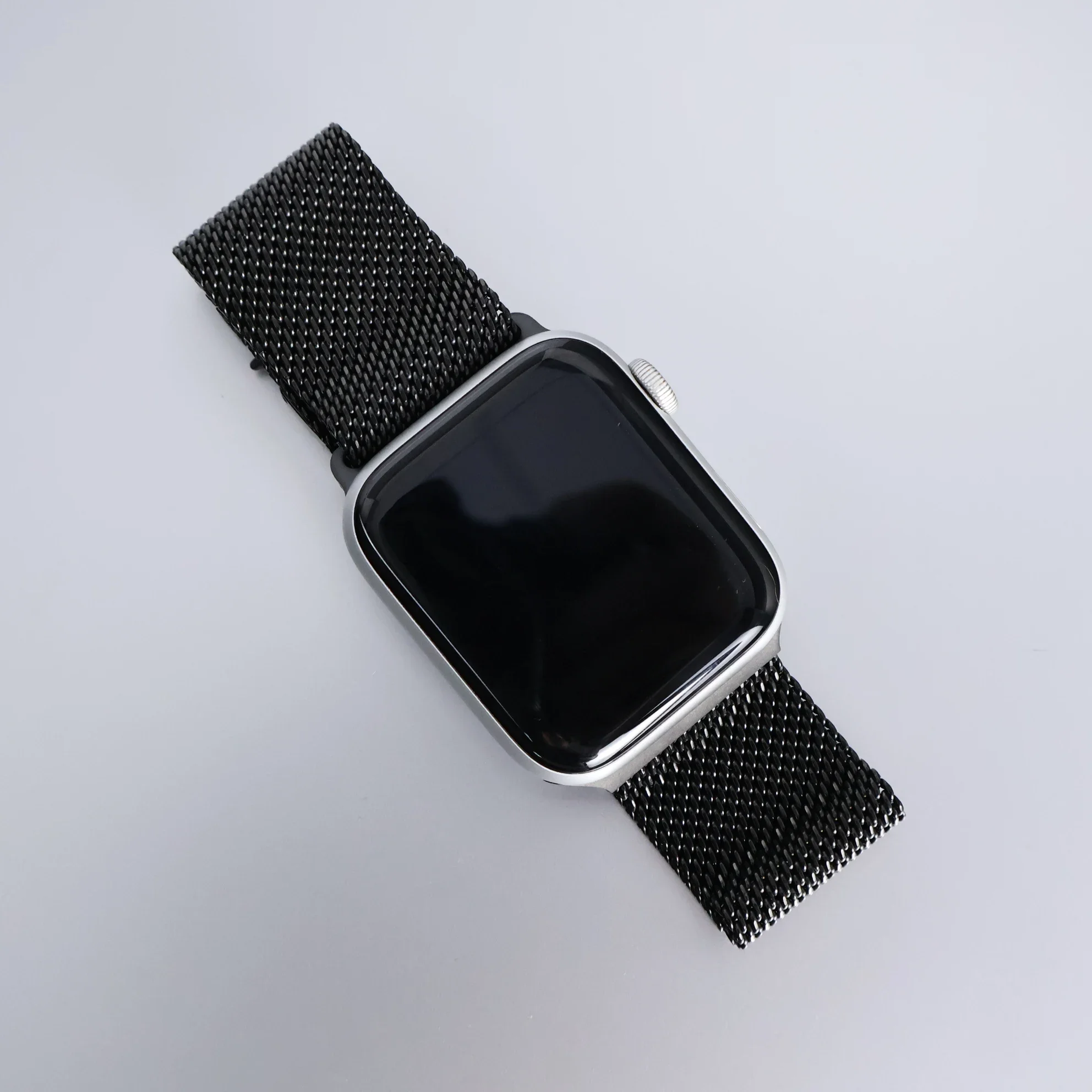 Titanium Band for Apple Watch Ultra 3 4 49mm 44 45 46mm 40 41 Series 12 10 Natural Milanese Loop IWatch Secure Parachute Buckle