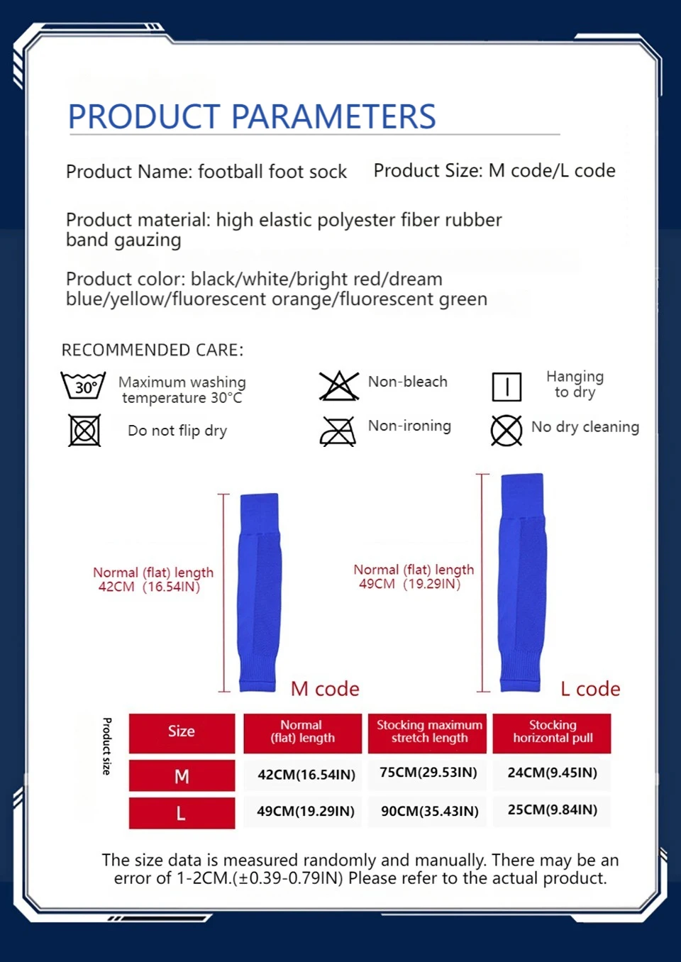 1Pair Knee Over Football Leg Guards Socks Breathable Comfort Calf Long Sock Adult Children Soccer Sports Shin Guards Leg Covers