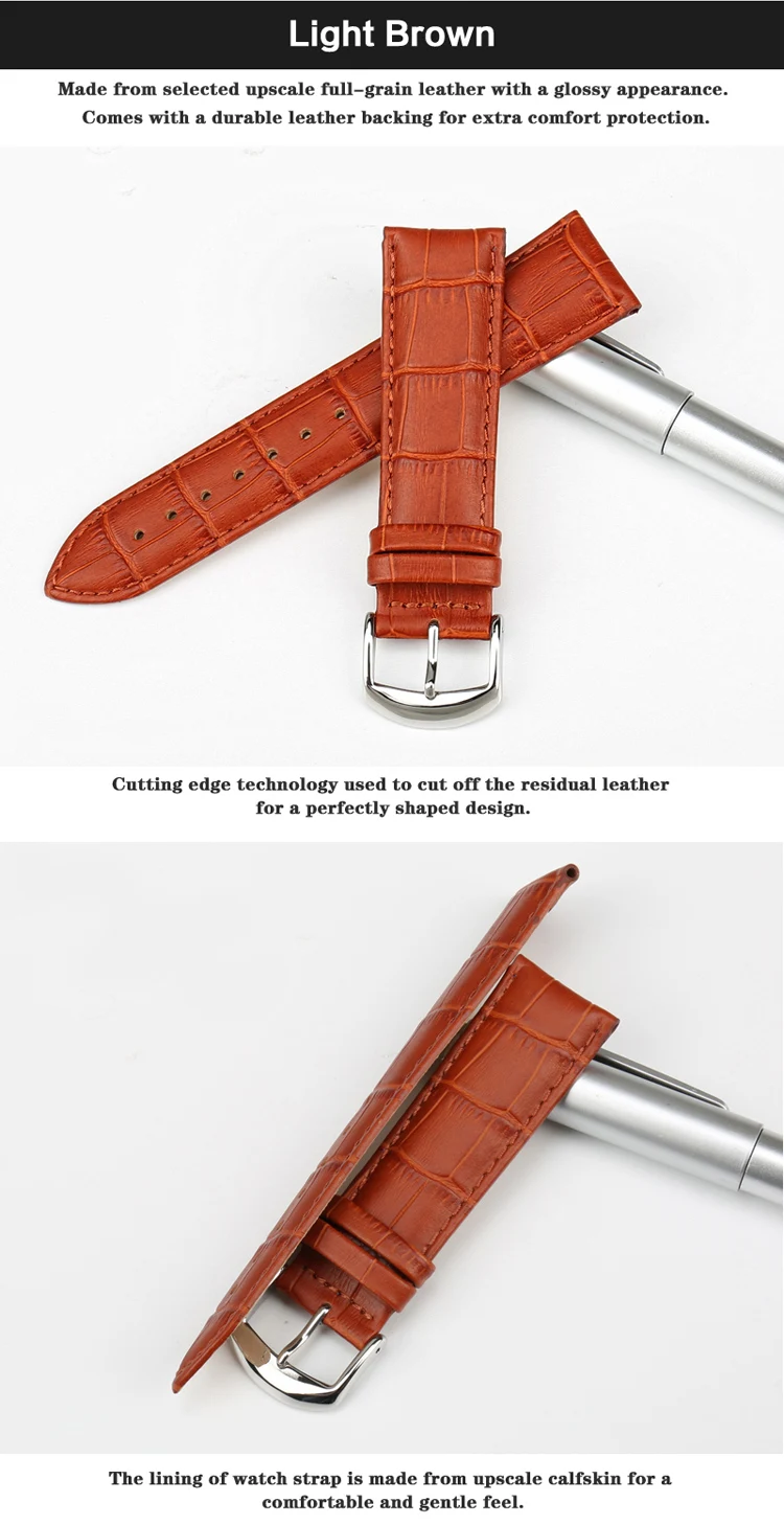 MAIKES New Watch Bracelet Belt Black Watchbands Genuine Leather Strap Watch Band 18mm 20mm 22mm Watch Accessories Wristband