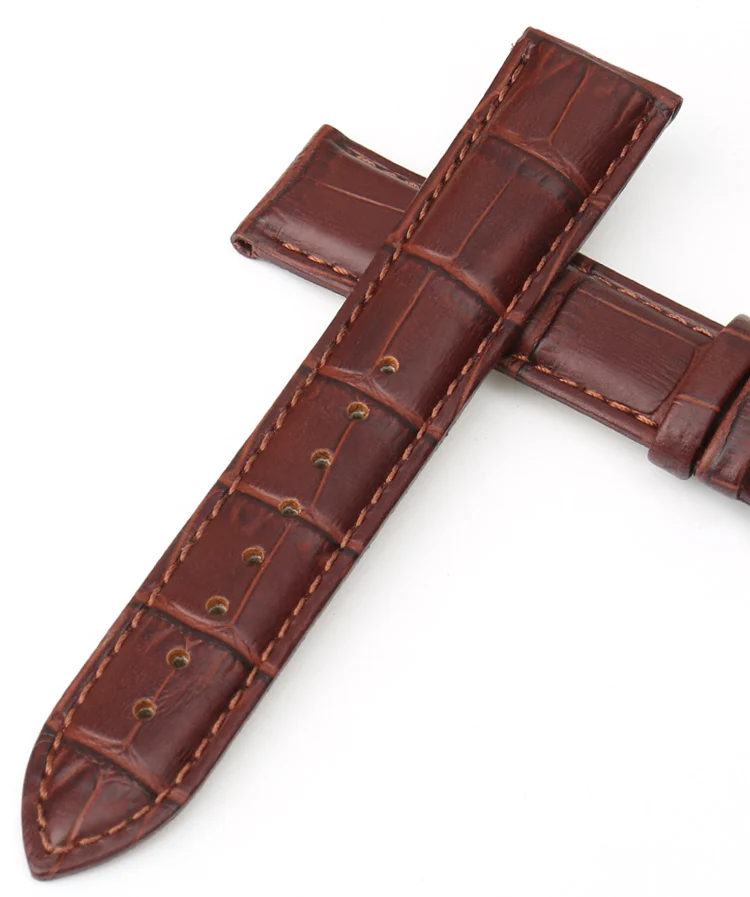 MAIKES New Watch Bracelet Belt Black Watchbands Genuine Leather Strap Watch Band 18mm 20mm 22mm Watch Accessories Wristband