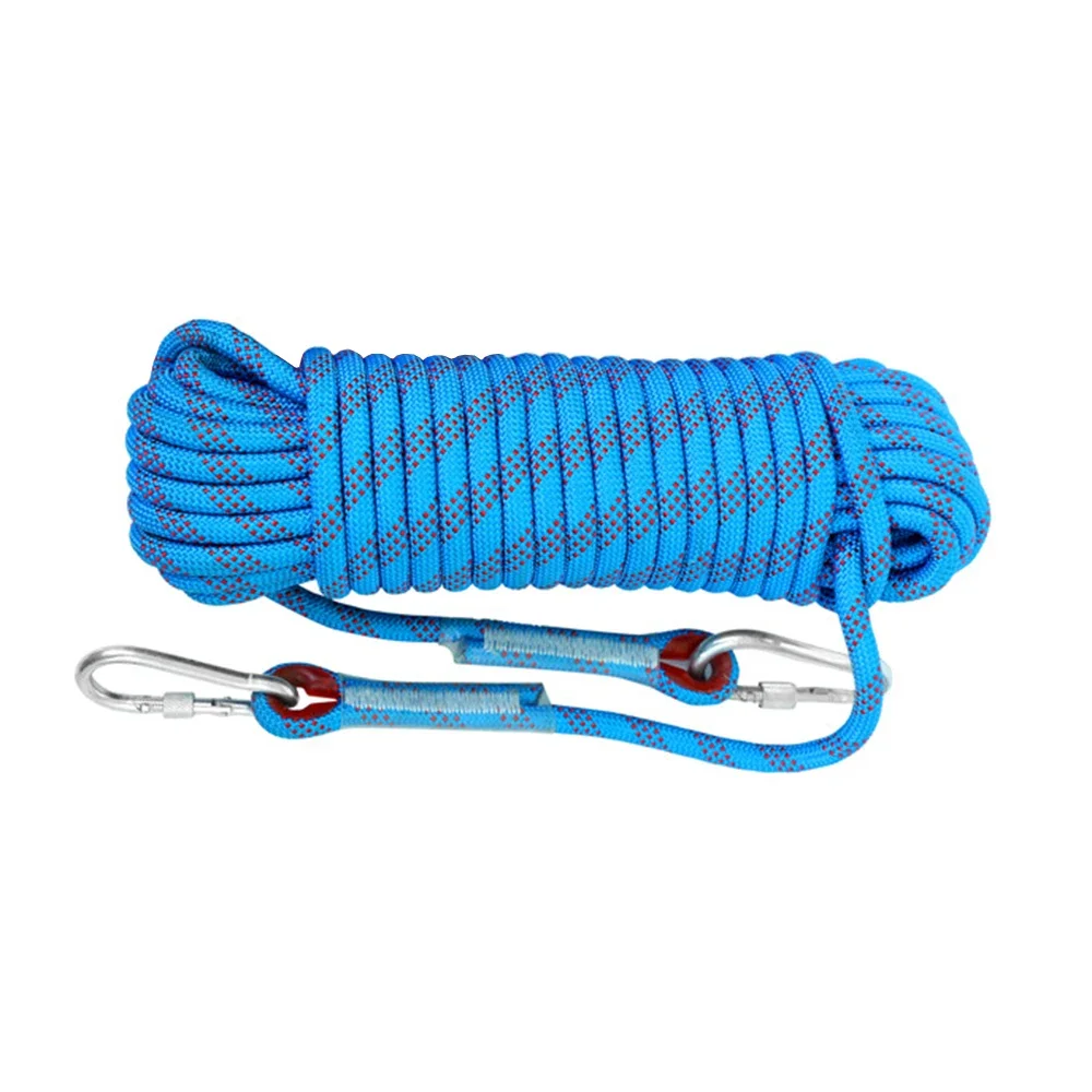 15M/25M/35M Outdoor Static Rope Tomshoo 10mm Climbing Rope for Fire Rescue Safety Escape Climbing Attachment Rugged and Safe