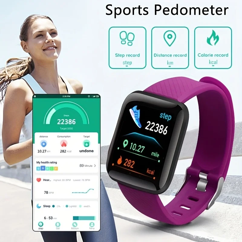 Smart Watch Music Control Calorie Distance Fitness Tracker Message Remind Men Smartwatch Women Watches Bracelet Clock Alarm Y68