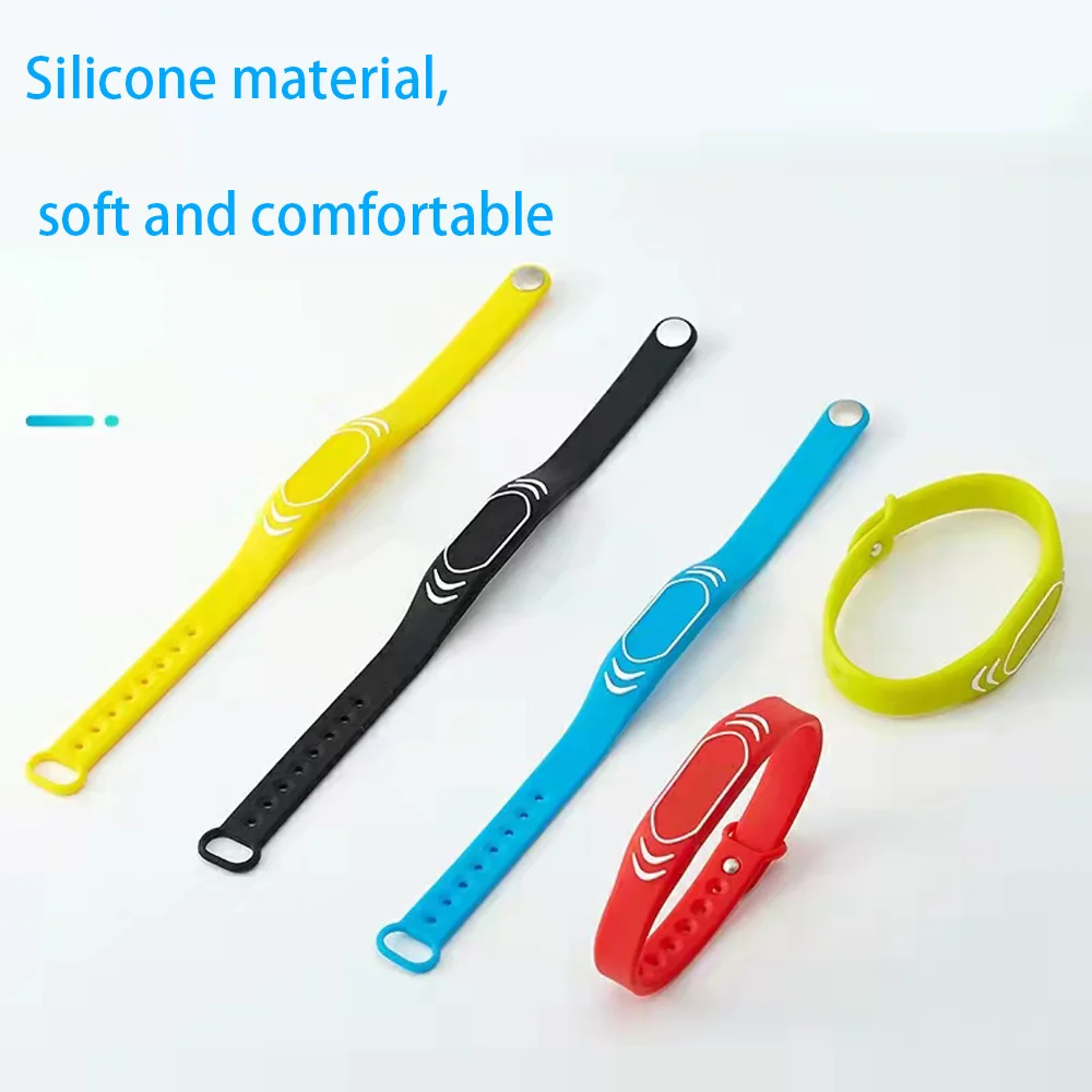 5/10PCS T5577 Rewritable Wristband 125Khz Clone Badge EM4305 Copy Token RFID Changeable Key Bracelet Proximity Card