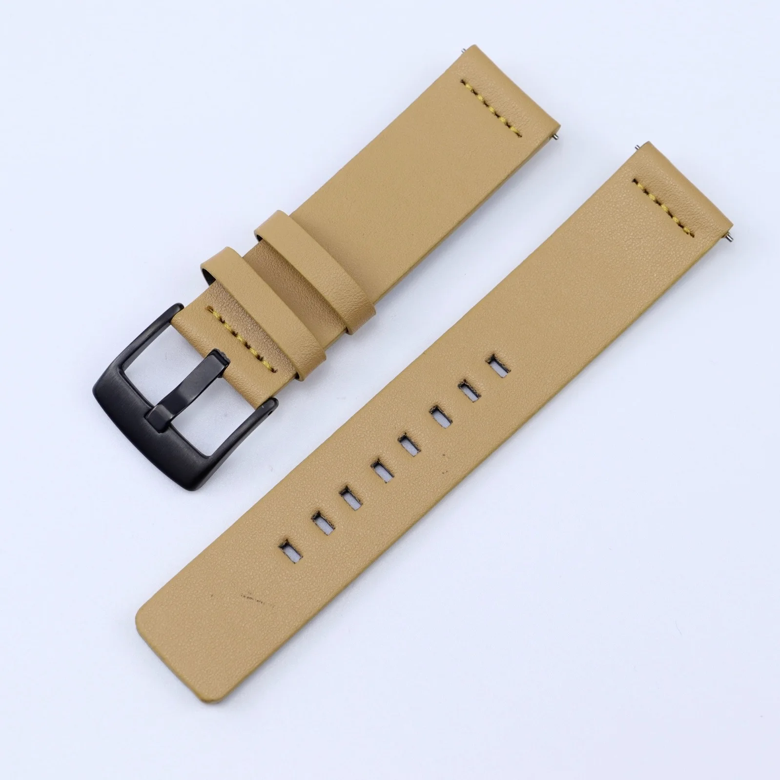 20mm 22mm Leather Strap for Samsung Galaxy Watch 7 6 5 4 6Classic Bracelet for Huawei Watch GT5 3 4Pro Band 18mm 24mm Watchband