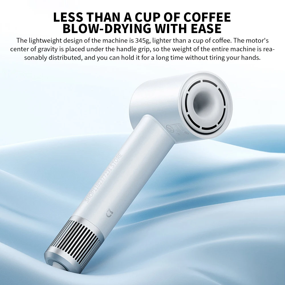 MIJIA High Speed Hair Dryer H501,110000RPM 200‑Million‑Ion Low‑Noise Lightweight Quick Dry Blow Dryer For Home Use -CN-