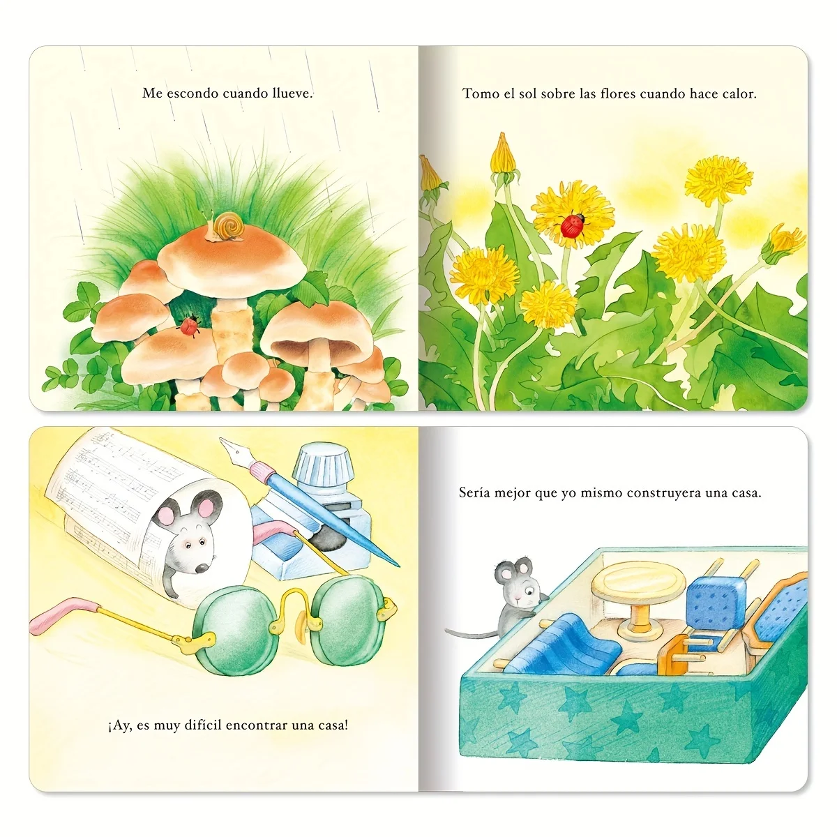 10 fairy tale books in Spanish, a set of Libros bedtime stories to read with colorful content for preschool learning