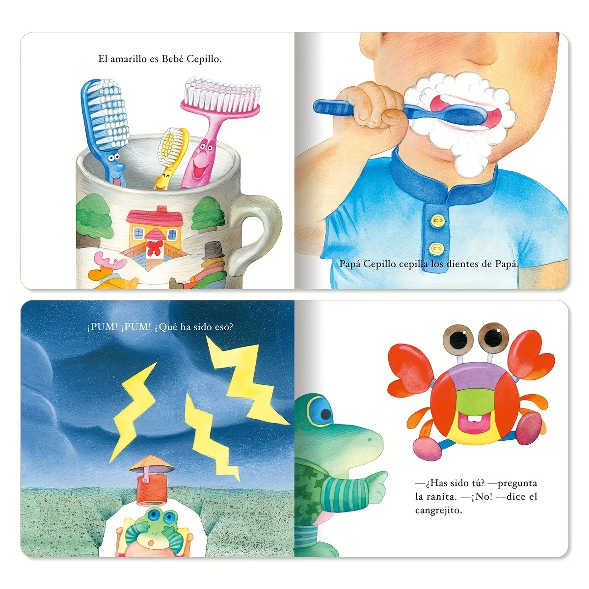 10 fairy tale books in Spanish, a set of Libros bedtime stories to read with colorful content for preschool learning