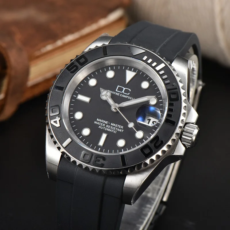 40mm * 31.7mm Ceramic Watch Tilt Bezel Insert Fit 42mm to 44mm Diving GMT Yacht Sea Dweller Watch Cases Watch Ring Accessories