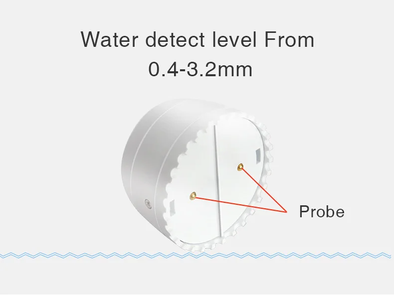 Tuya WiFi Water Leak Detector Flood Sensor Smart Life APP Remote Monitoring Flood Alert Overflow Security With Alexa Google