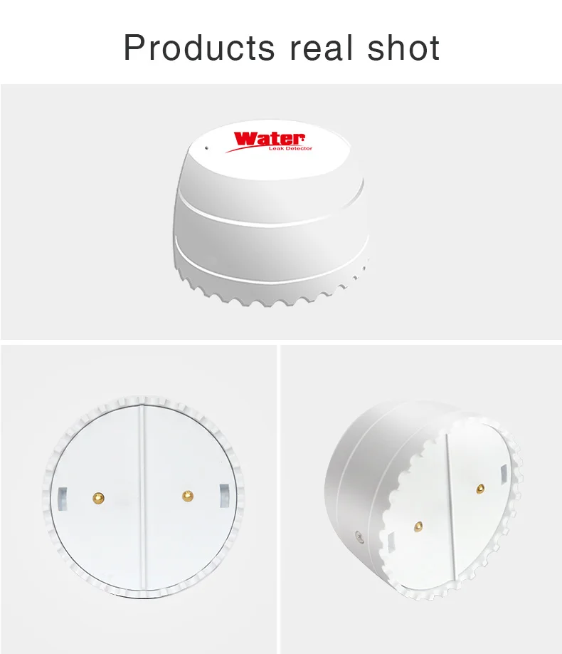 Tuya WiFi Water Leak Detector Flood Sensor Smart Life APP Remote Monitoring Flood Alert Overflow Security With Alexa Google