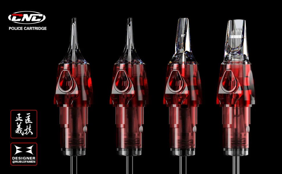 CNC Tattoo Needles Cartridge Disposable Sterilized Safety Needle RS/RL/RM/M1 With Membrane For Tattoo Rotary Machines 20Pcs/Box