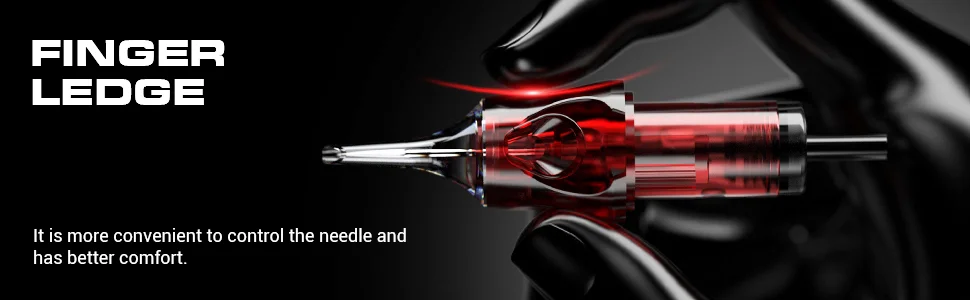 CNC Tattoo Needles Cartridge Disposable Sterilized Safety Needle RS/RL/RM/M1 With Membrane For Tattoo Rotary Machines 20Pcs/Box