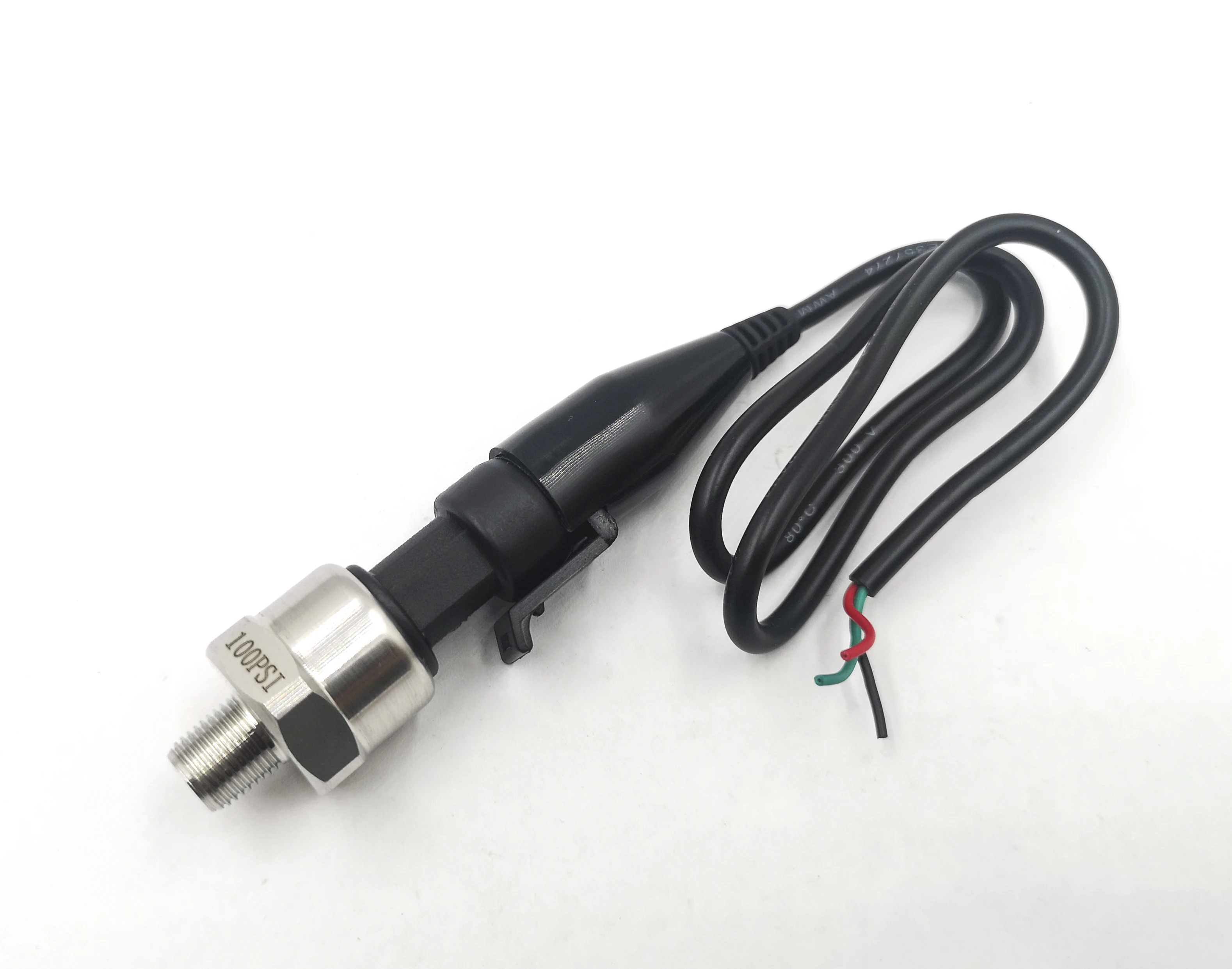 Pressure Sensor Transducer Transmitter for Water Oil Fuel Gas Air 1/8NPT DC 5V Ceramic Sensor Stainless Steel 5-300psi Optional